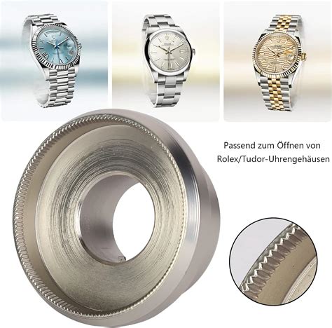 rolex uhrendeckel öffnen ohne vertiefung|Rolex watch opening tool.